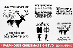 Farmhouse Christmas Sign SVG Product Image 1