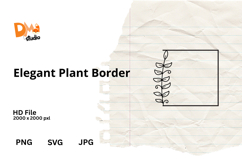 Elegant Plant Border Product Image 1