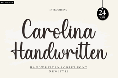 Carolina Handwritten Update Family Font in 24 Style Product Image 1