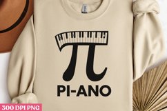 PI-ANO PNG, Pi Day Sublimation PNG Product Image 2