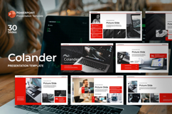 Colander PowerPoint Template Product Image 1