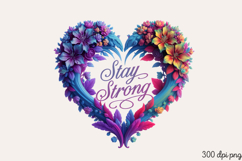 Stay strong PNG, Motivational Sublimation Quotes P Product Image 1