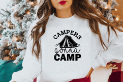 Campers Gonna Camp, CamPing SVG Design, Adventure SVG PNG Product Image 2