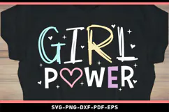 Girl power SVG, strong women SVG, Inspirational quote SVG Product Image 1