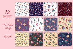 Little Princess digital paper /seamless patterns Product Image 2