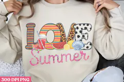 Love summer PNG, Hello Summer Sublimation PNG Product Image 1