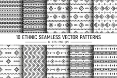 10 seamless geometric vector patterns Product Image 1