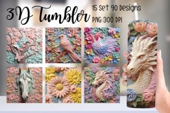 3D Tumbler Sublimation I 3D Tumbler Wrap Bundle Product Image 1