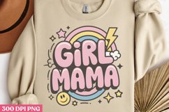 Girl mama PNG, Retro Mama Sublimation PNG Product Image 2