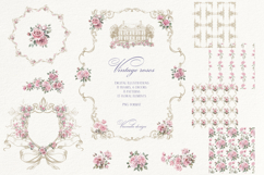 Vintage Wedding Clipart Product Image 1