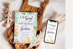 Baby Shower Invitation Template 11 Product Image 1