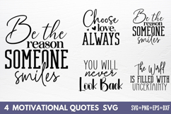 Motivational Quotes Designs SVG Product Image 1