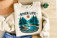 River Life svg Design | Svg Cut Files | Shirt Svg Product Image 2