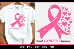Breast Cancer Awareness SVG, Breast Cancer PNG Shirt Designs Product Image 1