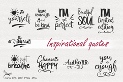 Inspirational quotes SVG files Product Image 1