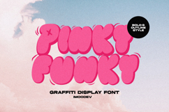 Pinky Funky - Bubble Graffiti Font Product Image 1