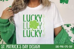 Lucky mini SVG, Retro St. Patrick's Day Svg Product Image 1