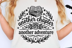 Another Chapter Another Adventure Svg, Book Lover Svg. Product Image 2