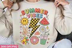Summer Vibes PNG, Vintage Summer Sublimation PNG Product Image 2