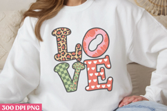 Love PNG, Valentine Dog Sublimation PNG Product Image 1