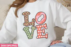 Love PNG, Valentine Dog Sublimation PNG Product Image 1
