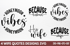 Wife Quotes Designs SVG Product Image 1