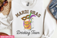 MARDI GRAS Drinking Team PNG, Mardi Gras Sublimation PNG Product Image 2