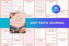 2027 Faith Journal | Prayer Journal &amp; Bible Study Planner Product Image 1