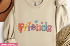 .Friends PNG, Friendship Sublimation PNG Product Image 1
