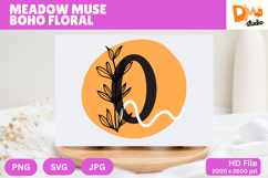 Meadow Muse Boho Floral Monogram Product Image 1