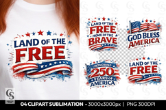 Patriotic Freedom Clipart PNG Product Image 1