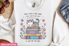 IT was Me the End PNG, Reading Books PNG Product Image 2