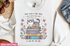 IT was Me the End PNG, Reading Books PNG Product Image 2