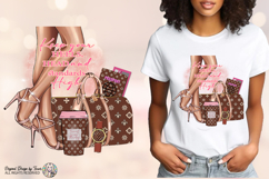 Luxury Heels Travel Fashion Quote PNG Glam Style Women Product Image 2