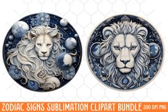 Zodiac Signs Sublimation Clipart PNG, Watercolor Clipart Product Image 1