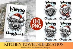 Merry Christmas, Kitchen Towel - Christmas Towel Design Product Image 1