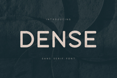 Dense Modern Minimal Sans Serif Font Product Image 1