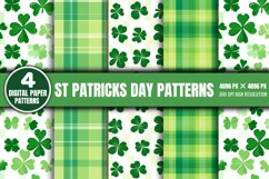 St Patricks Day Green Shamrock Bundle PNG Product Image 2