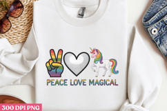 PEACE LOVE MAGICAL PNG,Magical Sublimation PNG Product Image 2