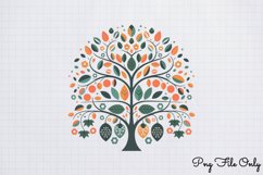 Scandinavian Folk Art Winter Clipart PNG Product Image 1