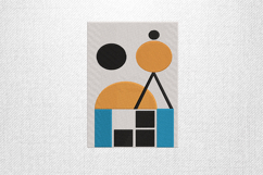 Modern Geometric Abstract Shapes Embroidery Design Product Image 1