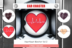 Car Coaster Heart Monitor Product Image 1