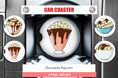 Car Coaster Chocolate Popcorn Product Image 1