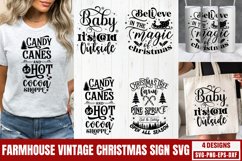 Farmhouse Christmas Sign SVG Product Image 1