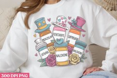 Valentine Nurse Sublimation PNG Product Image 1