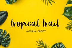 Tropical Trail Script Product Image 1
