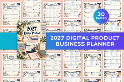 2027 Digital Product Business Planner kdp interiors Product Image 1