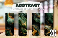Green Marble Tumbler Wrap Design, Malachite Tumbler Designs Product Image 1