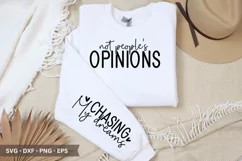 Not people's Opinions SVG - Sleeve T-Shirt Design Product Image 1