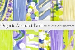 Organic Abstract Digital Paper Pattern Product Image 1